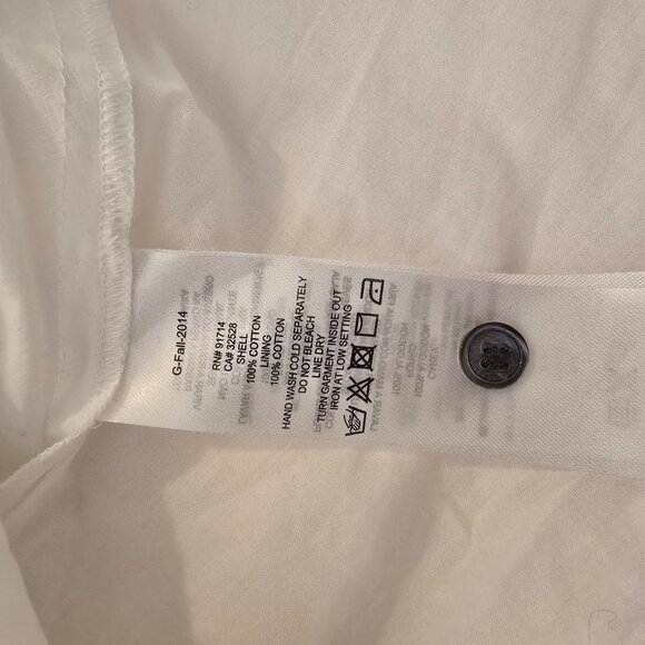ARMANI EXCHANGE white cotton summer dress - Picture 6 of 16